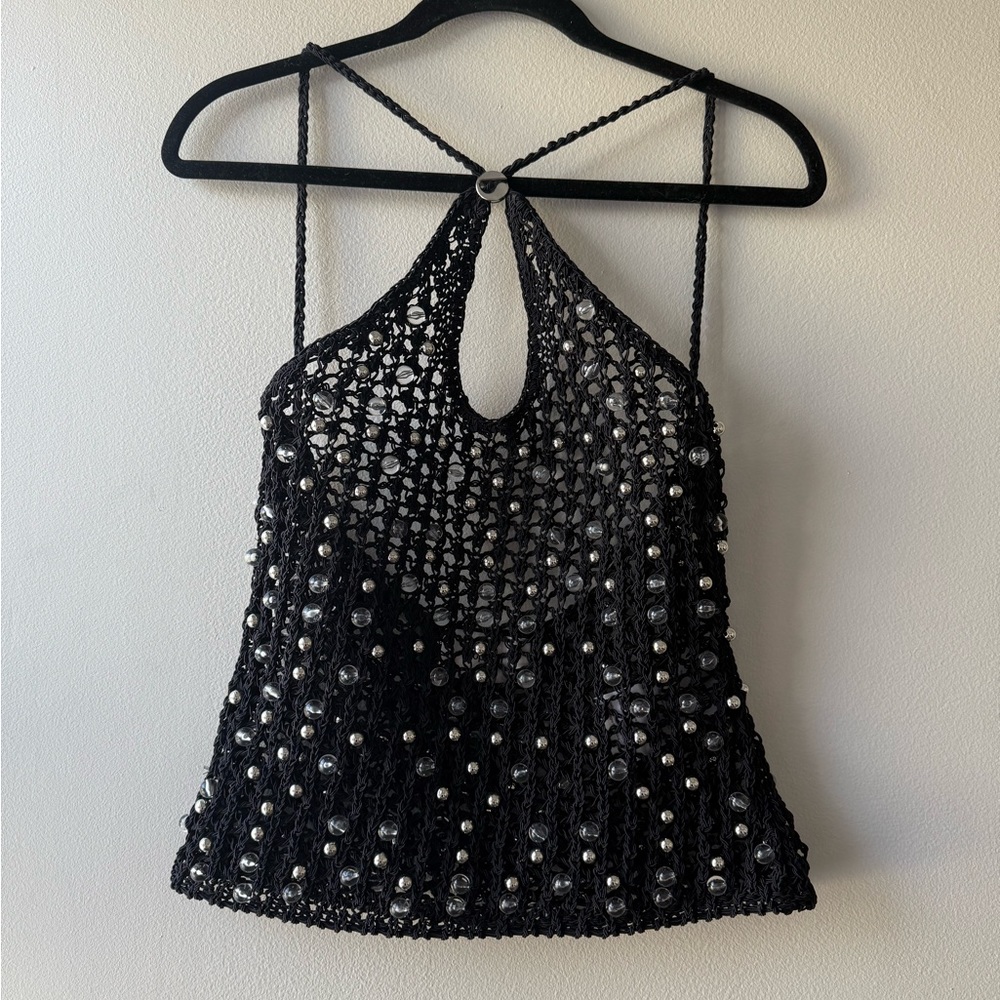 Coperni Beaded Knit Top